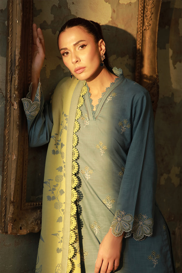 Sahar | Fall 25 | Aqua Meadow by Sahar - Designer Dress  - Type : Ladies Clothes - Available at Libayah - 100% Original 