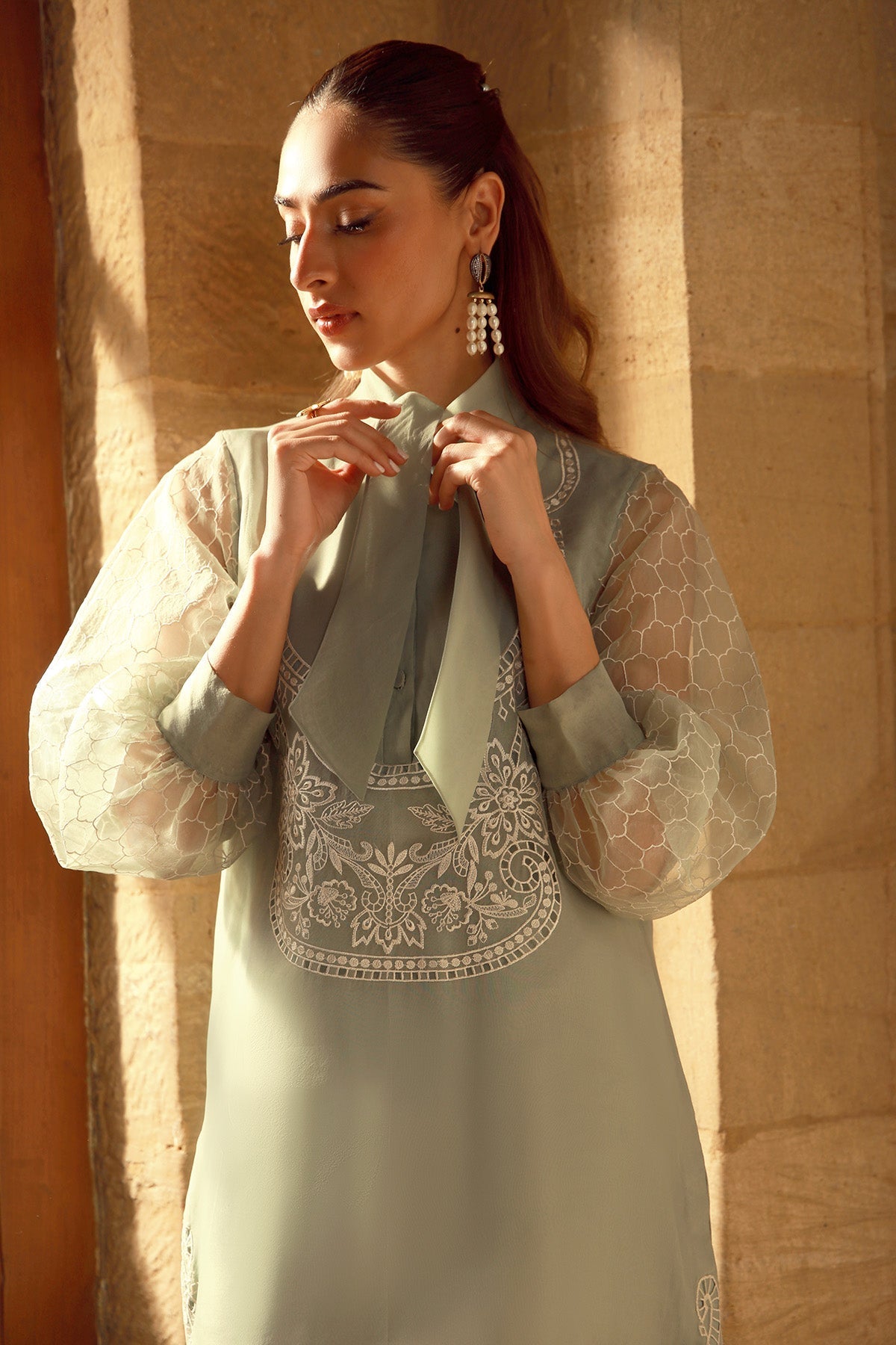 Sahar | Luxe Pret 25 | Olive Garden by Sahar - Designer Dress - Type: Ladies Clothes - Available at Libayah - 100% Original