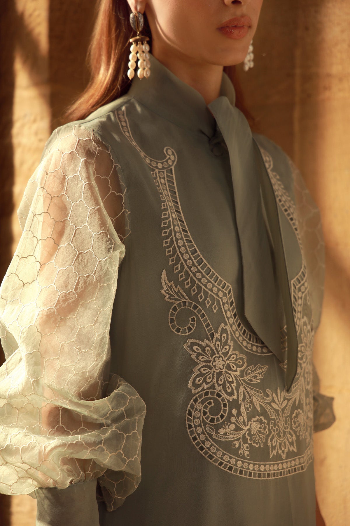 Sahar | Luxe Pret 25 | Olive Garden by Sahar - Designer Dress - Type: Ladies Clothes - Available at Libayah - 100% Original