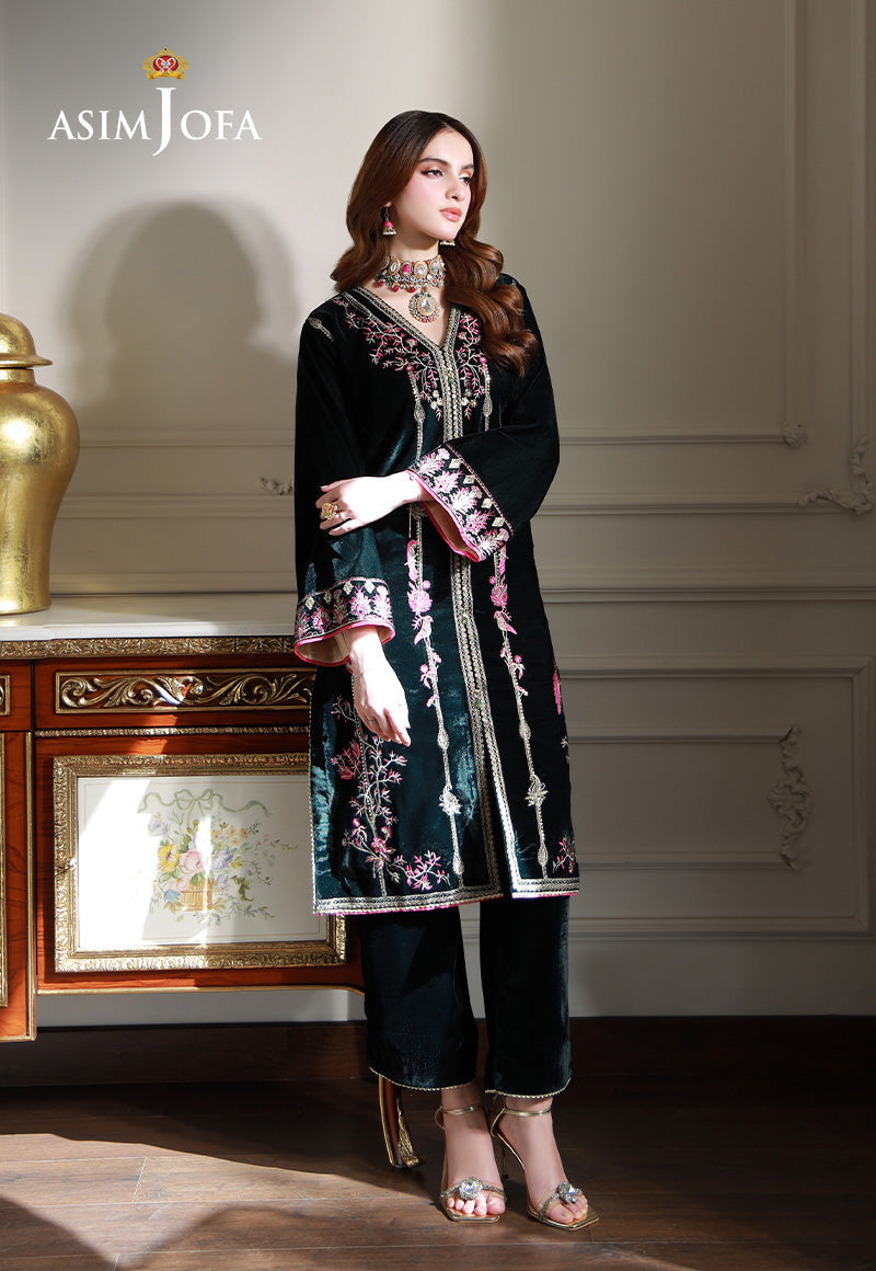 Asim Jofa | Velvet Edit | AJVG-05 by Asim Jofa - Designer Dress - Type: Ladies Clothes - Available at Libayah - 100% Original