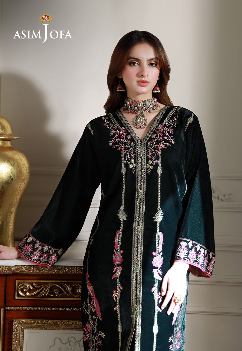 Asim Jofa | Velvet Edit | AJVG-05 by Asim Jofa - Designer Dress - Type: Ladies Clothes - Available at Libayah - 100% Original