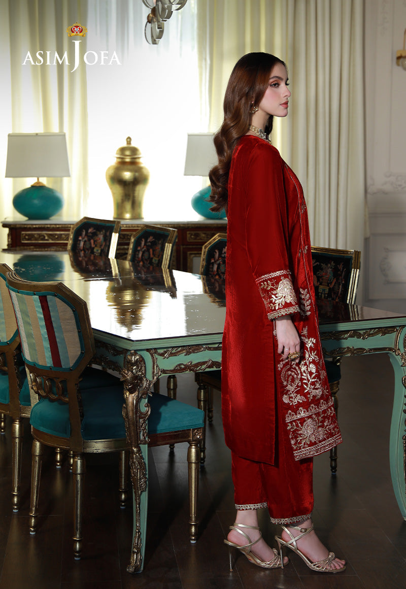 Asim Jofa | Velvet Edit | AJVG-08 by Asim Jofa - Designer Dress - Type: Ladies Clothes - Available at Libayah - 100% Original