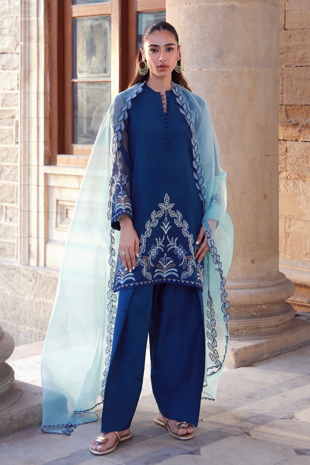 Sahar | Luxe Pret 25 | Aqua Dream by Sahar - Designer Dress - Type: Ladies Clothes - Available at Libayah - 100% Original