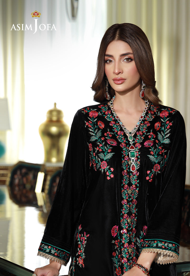 Asim Jofa | Velvet Edit | AJVG-01 by Asim Jofa - Designer Dress - Type: Ladies Clothes - Available at Libayah - 100% Original