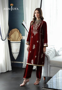 Asim Jofa | Velvet Edit | AJVG-02 by Asim Jofa - Designer Dress - Type: Ladies Clothes - Available at Libayah - 100% Original