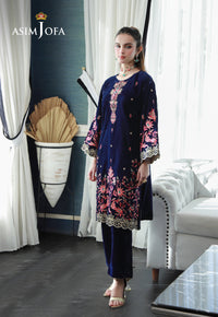 Asim Jofa | Velvet Edit | AJVG-03 by Asim Jofa - Designer Dress - Type: Ladies Clothes - Available at Libayah - 100% Original