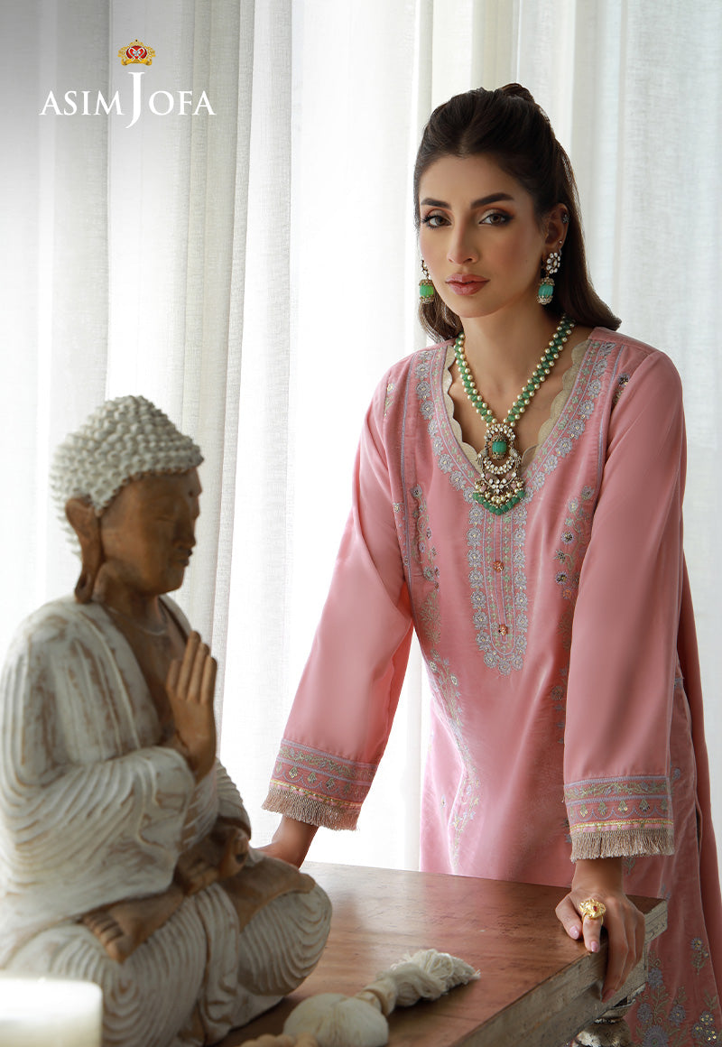 Asim Jofa | Velvet Edit | AJVG-12 by Asim Jofa - Designer Dress - Type: Ladies Clothes - Available at Libayah - 100% Original