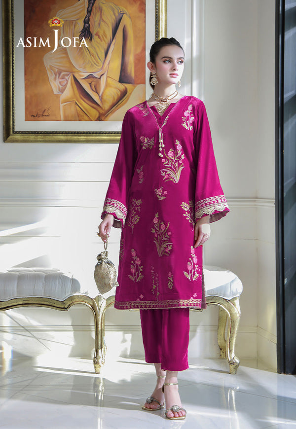 Asim Jofa | Velvet Edit | AJVG-06 by Asim Jofa - Designer Dress - Type: Ladies Clothes - Available at Libayah - 100% Original
