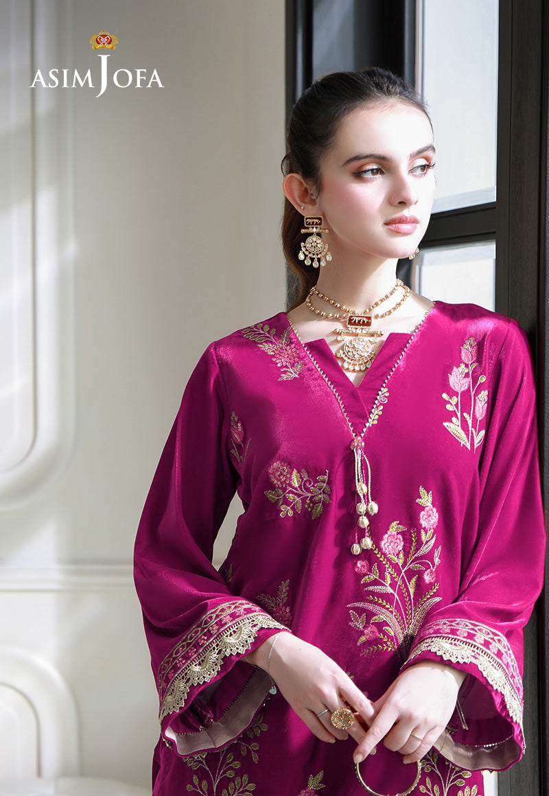 Asim Jofa | Velvet Edit | AJVG-06 by Asim Jofa - Designer Dress - Type: Ladies Clothes - Available at Libayah - 100% Original