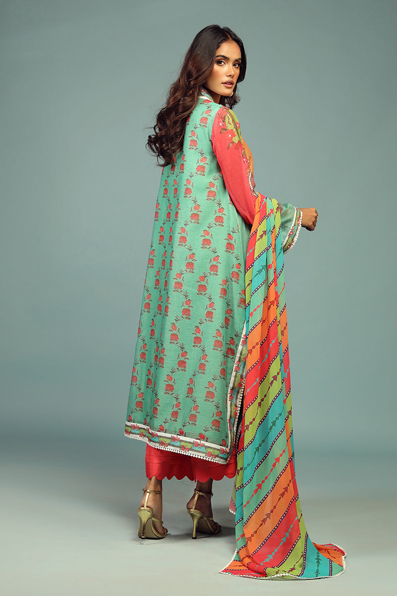 Wardha Saleem | Luxury Pret Traditional Wear | AFSANEH SHIRT WITH DUPATTA ( 2 PC) by Wardha Saleem - Designer Dress - Type: Ladies Clothes - Available at Libayah - 100% Original
