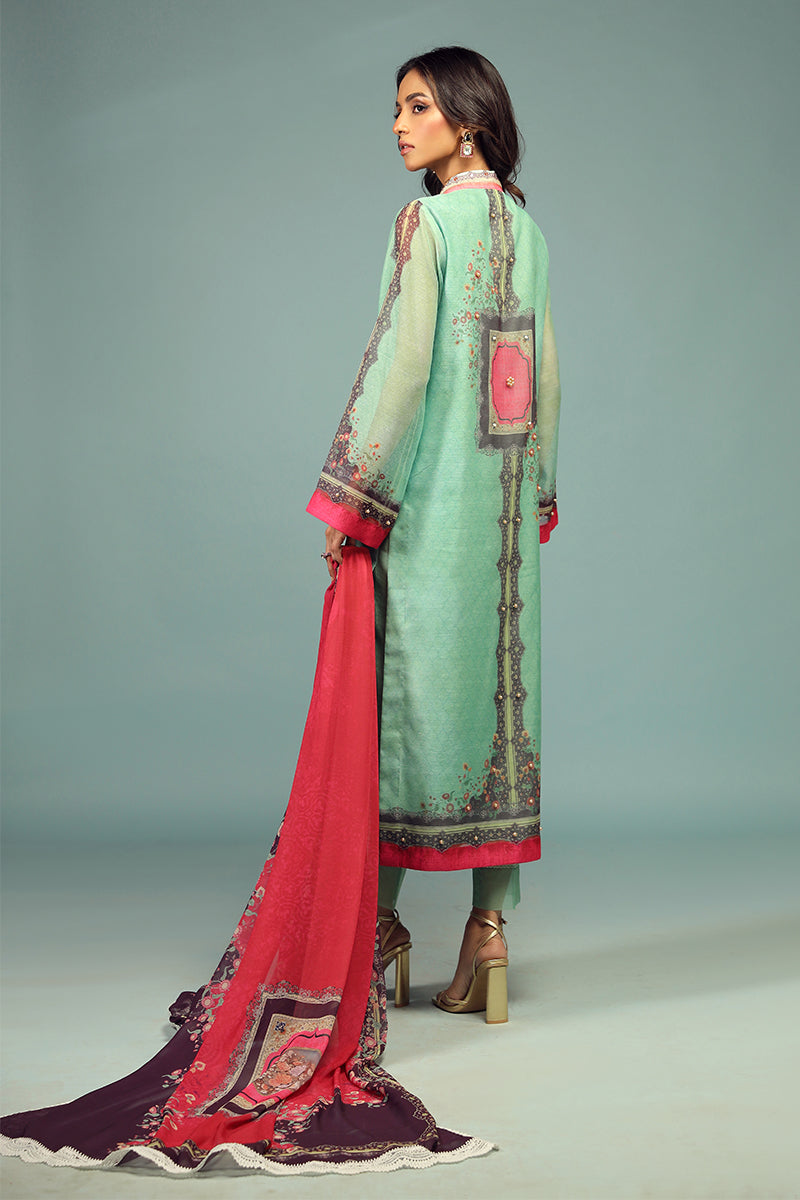 Wardha Saleem | Luxury Pret Traditional Wear | CHANDNI SHIRT WITH DUPATTA ( 2 PC) by Wardha Saleem - Designer Dress - Type: Ladies Clothes - Available at Libayah - 100% Original