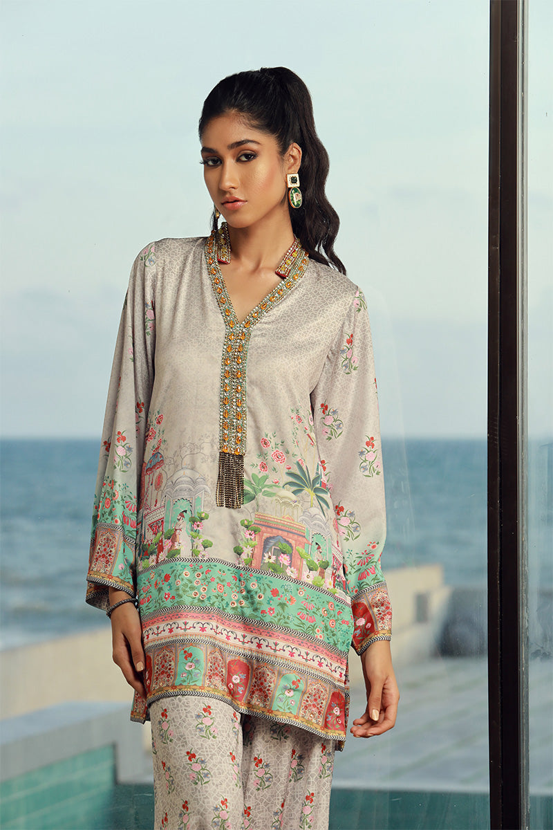 Wardha Saleem | Luxury Pret Fusion Wear | LILA (2PC) by Wardha Saleem - Designer Dress - Type: Ladies Clothes - Available at Libayah - 100% Original
