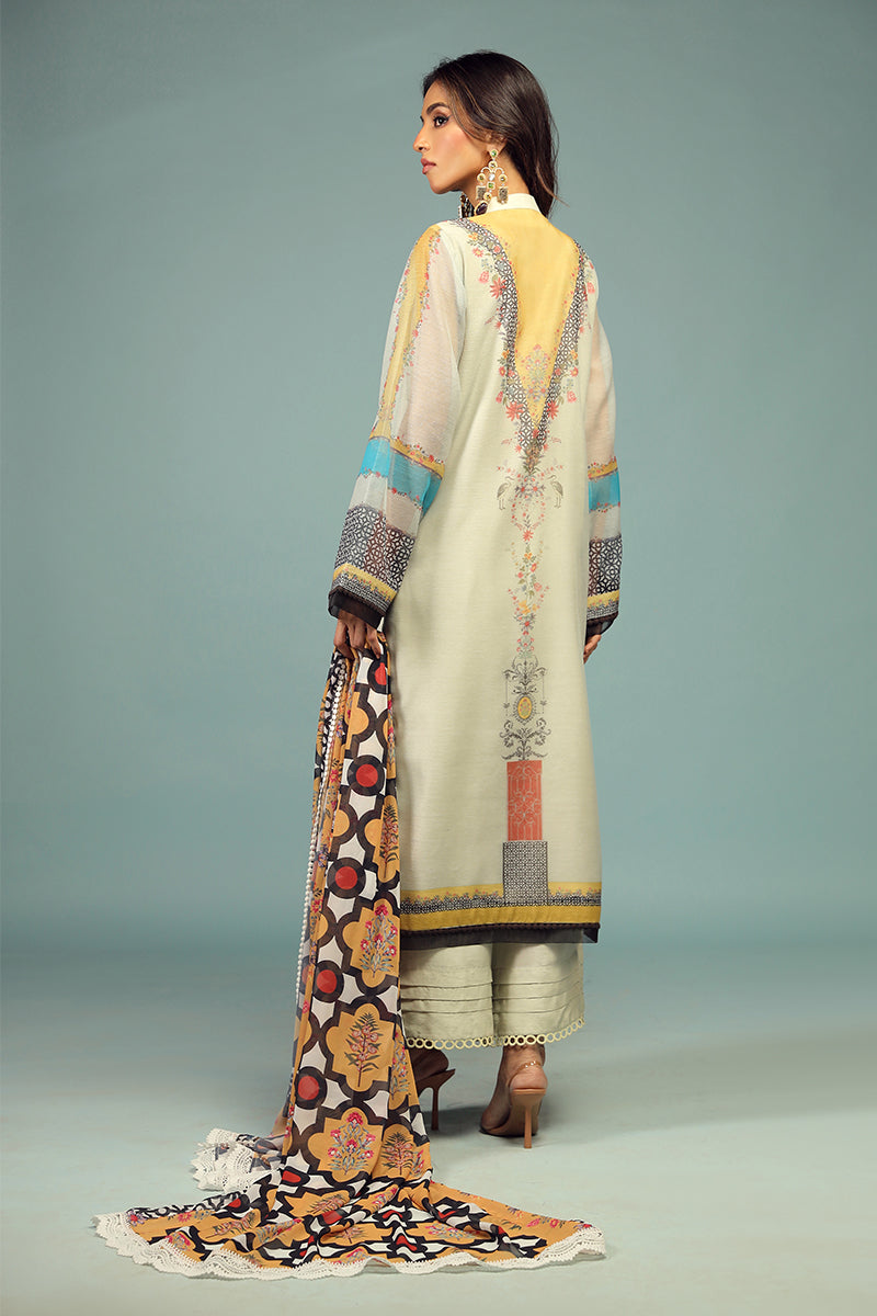 Wardha Saleem | Luxury Pret Traditional Wear | BARAHDARI SHIRT WITH DUPATTA ( 2 PC) by Wardha Saleem - Designer Dress - Type: Ladies Clothes - Available at Libayah - 100% Original