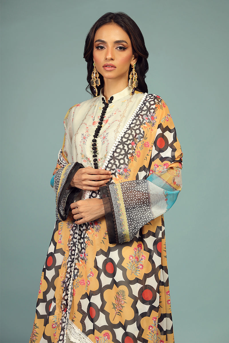 Wardha Saleem | Luxury Pret Traditional Wear | BARAHDARI SHIRT WITH DUPATTA ( 2 PC) by Wardha Saleem - Designer Dress - Type: Ladies Clothes - Available at Libayah - 100% Original