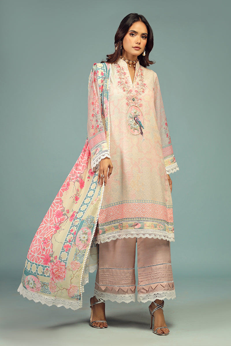 Wardha Saleem | Luxury Pret Traditional Wear | KOEL SHIRT WITH DUPATTA ( 2 PC) by Wardha Saleem - Designer Dress - Type: Ladies Clothes - Available at Libayah - 100% Original