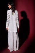 Wardha Saleem | Luxury Pret Fusion Wear | LUXURA (WHITE) CORD-SET (2PC) by Wardha Saleem - Designer Dress - Type: Ladies Clothes - Available at Libayah - 100% Original