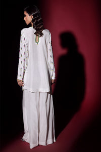 Wardha Saleem | Luxury Pret Fusion Wear | LUXURA (WHITE) CORD-SET (2PC) by Wardha Saleem - Designer Dress - Type: Ladies Clothes - Available at Libayah - 100% Original