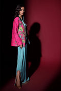Wardha Saleem | Luxury Pret Fusion Wear | IVY JACKET WITH DRAPE (2PC) by Wardha Saleem - Designer Dress - Type: Ladies Clothes - Available at Libayah - 100% Original