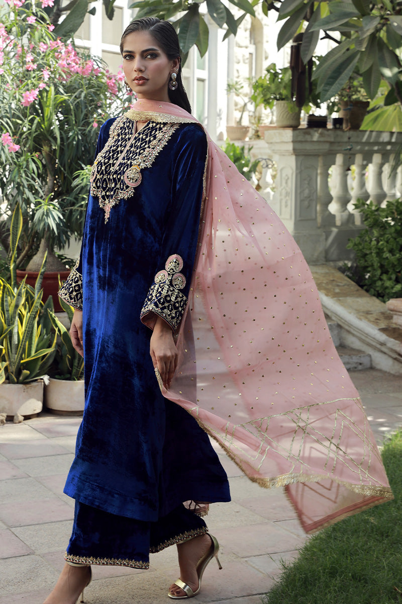 Sana Abbas | Velvet Formals | LOLITE by Sana Abbas - Designer Dress - Type: Ladies Clothes - Available at Libayah - 100% Original