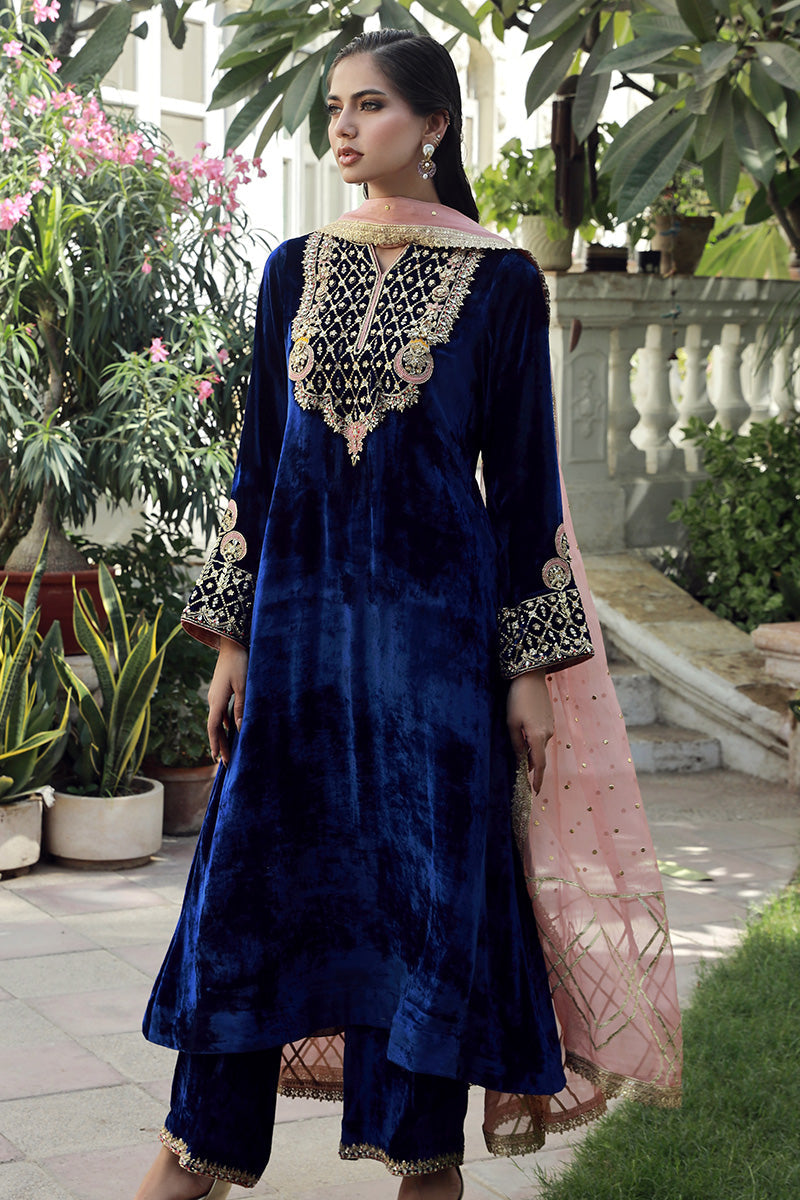Sana Abbas | Velvet Formals | LOLITE by Sana Abbas - Designer Dress - Type: Ladies Clothes - Available at Libayah - 100% Original