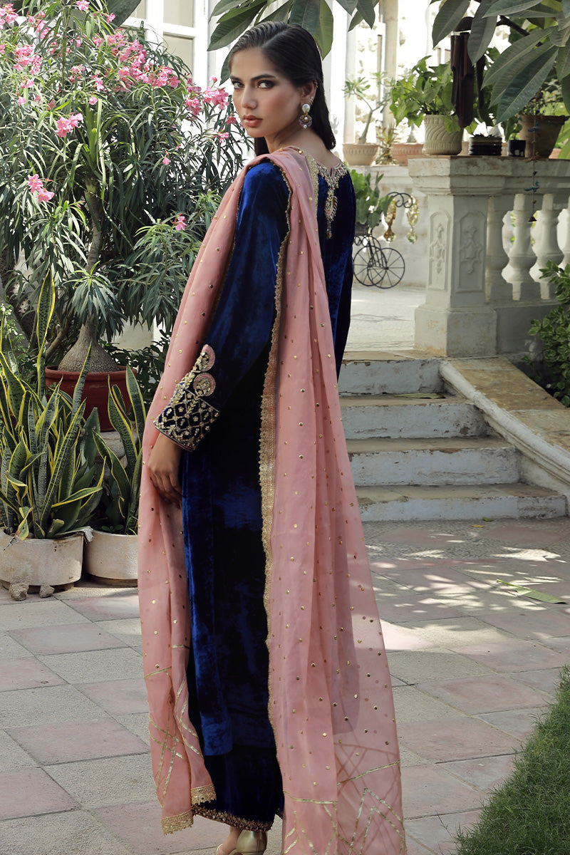 Sana Abbas | Velvet Formals | LOLITE by Sana Abbas - Designer Dress - Type: Ladies Clothes - Available at Libayah - 100% Original