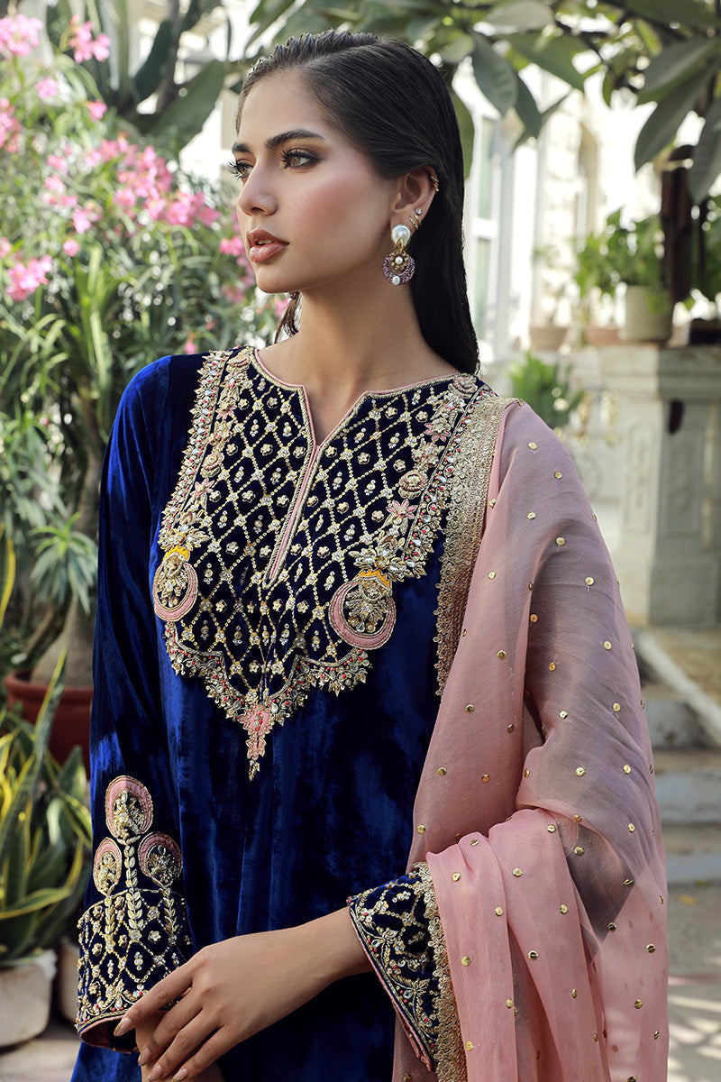 Sana Abbas | Velvet Formals | LOLITE by Sana Abbas - Designer Dress - Type: Ladies Clothes - Available at Libayah - 100% Original