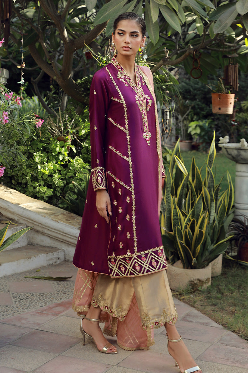 Sana Abbas | Velvet Formals | SPINEL by Sana Abbas - Designer Dress - Type: Ladies Clothes - Available at Libayah - 100% Original