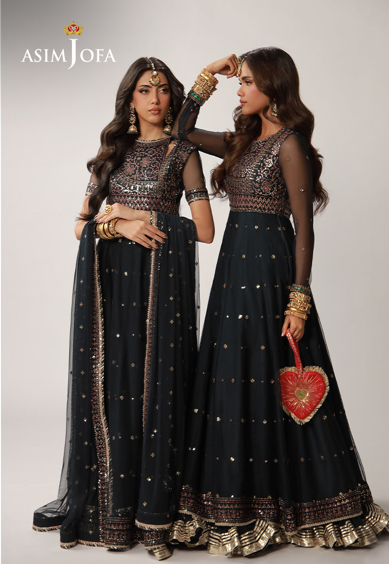 Asim Jofa | Layaan Festive Collection | AJULO-02 by Asim Jofa - Designer Dress  - Type : Ladies Clothes - Available at Libayah - 100% Original 