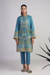Shamaeel Ansari | Bagh e Bahar Lawn | Firoza bagh by Shamaeel Ansari - Designer Dress  - Type : Ladies Clothes - Available at Libayah - 100% Original 