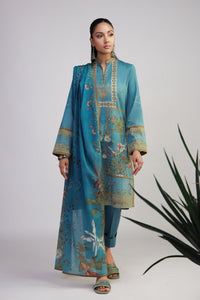 Shamaeel Ansari | Bagh e Bahar Lawn | Firoza bagh by Shamaeel Ansari - Designer Dress  - Type : Ladies Clothes - Available at Libayah - 100% Original 