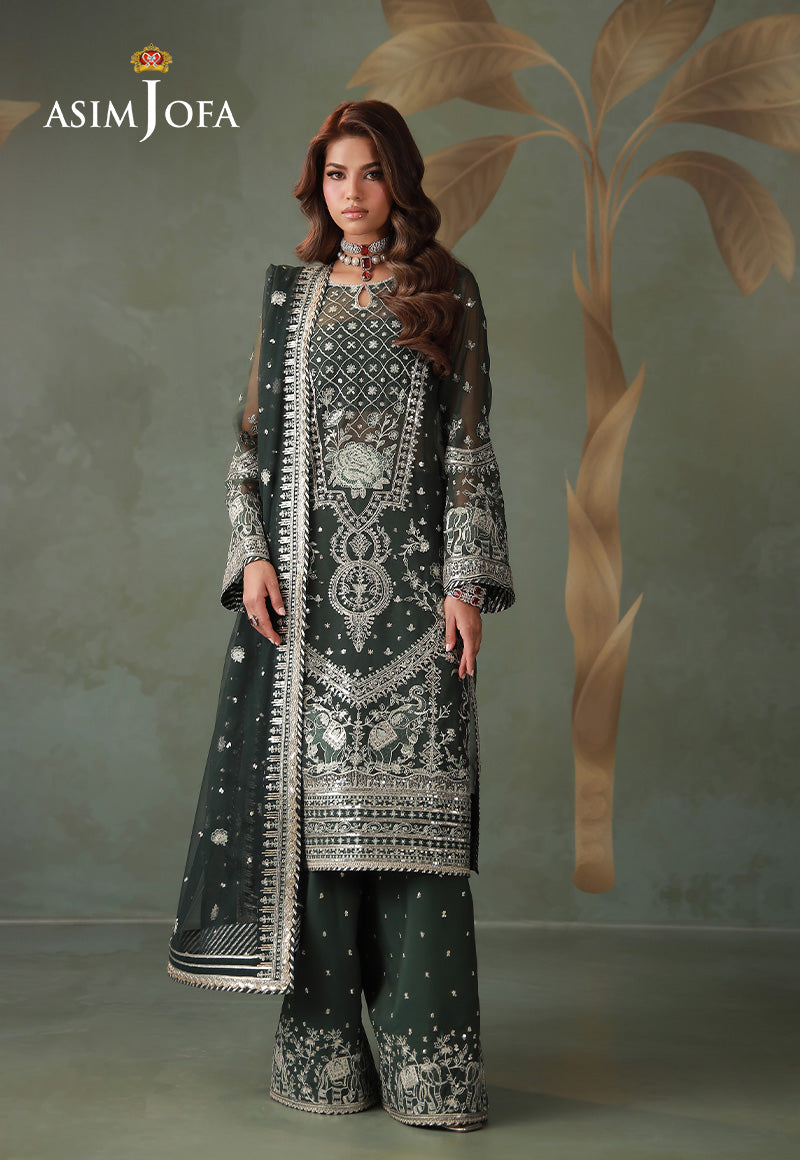 Asim Jofa | Zari Festive Collection | AJULD-11 by Asim Jofa - Designer Dress  - Type : Ladies Clothes - Available at Libayah - 100% Original 