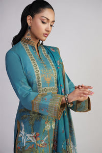 Shamaeel Ansari | Bagh e Bahar Lawn | Firoza bagh by Shamaeel Ansari - Designer Dress  - Type : Ladies Clothes - Available at Libayah - 100% Original 