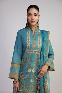 Shamaeel Ansari | Bagh e Bahar Lawn | Firoza bagh by Shamaeel Ansari - Designer Dress  - Type : Ladies Clothes - Available at Libayah - 100% Original 