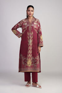 Shamaeel Ansari | Bagh e Bahar Lawn | Surkh Mahal by Shamaeel Ansari - Designer Dress  - Type : Ladies Clothes - Available at Libayah - 100% Original 