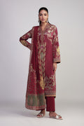 Shamaeel Ansari | Bagh e Bahar Lawn | Surkh Mahal by Shamaeel Ansari - Designer Dress  - Type : Ladies Clothes - Available at Libayah - 100% Original 