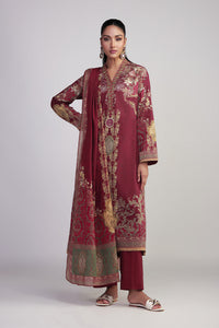 Shamaeel Ansari | Bagh e Bahar Lawn | Surkh Mahal by Shamaeel Ansari - Designer Dress  - Type : Ladies Clothes - Available at Libayah - 100% Original 