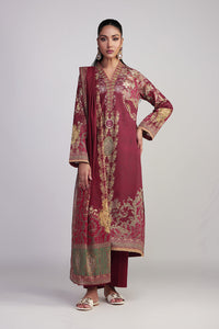 Shamaeel Ansari | Bagh e Bahar Lawn | Surkh Mahal by Shamaeel Ansari - Designer Dress  - Type : Ladies Clothes - Available at Libayah - 100% Original 