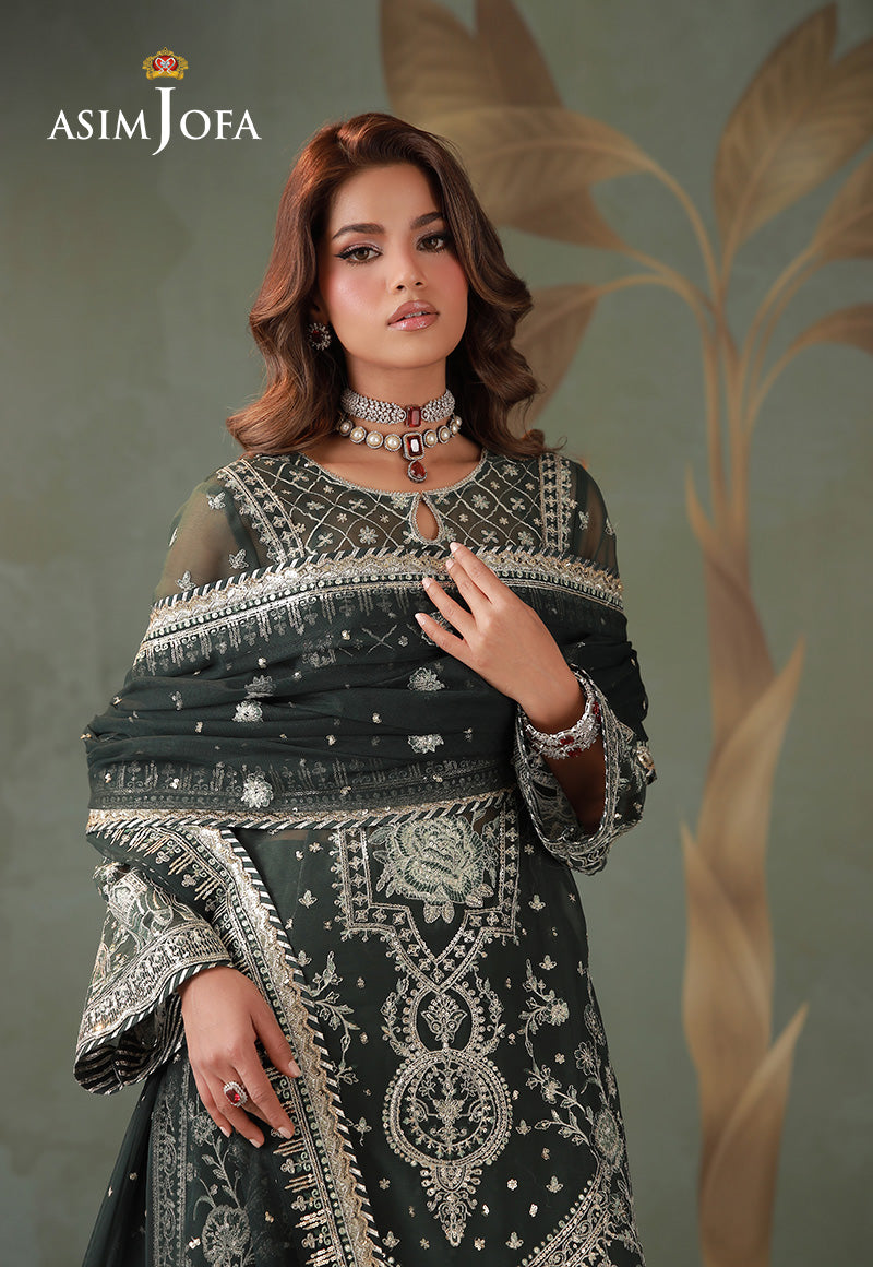 Asim Jofa | Zari Festive Collection | AJULD-11 by Asim Jofa - Designer Dress  - Type : Ladies Clothes - Available at Libayah - 100% Original 