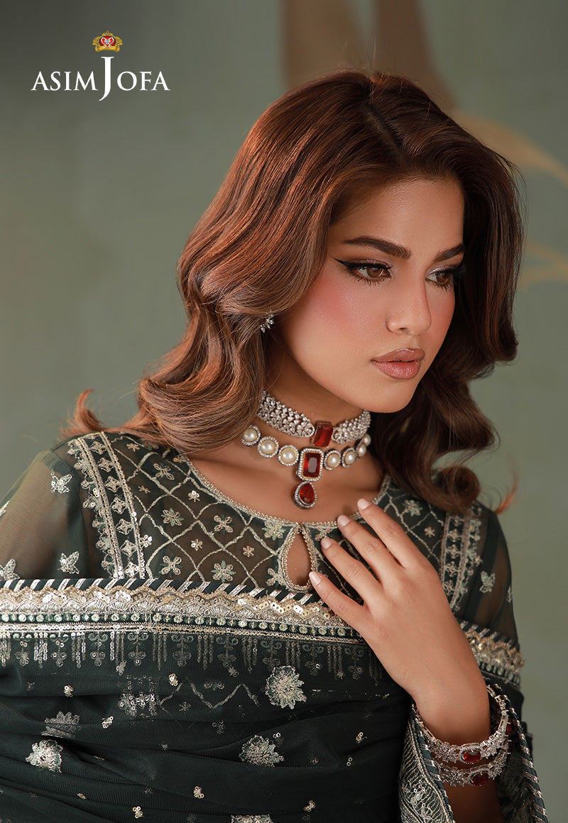 Asim Jofa | Zari Festive Collection | AJULD-11 by Asim Jofa - Designer Dress  - Type : Ladies Clothes - Available at Libayah - 100% Original 