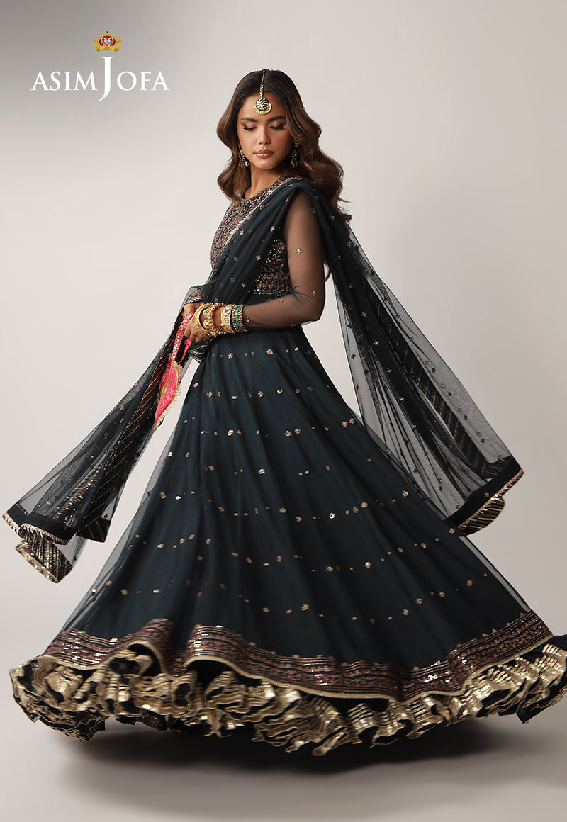 Asim Jofa | Layaan Festive Collection | AJULO-02 by Asim Jofa - Designer Dress  - Type : Ladies Clothes - Available at Libayah - 100% Original 