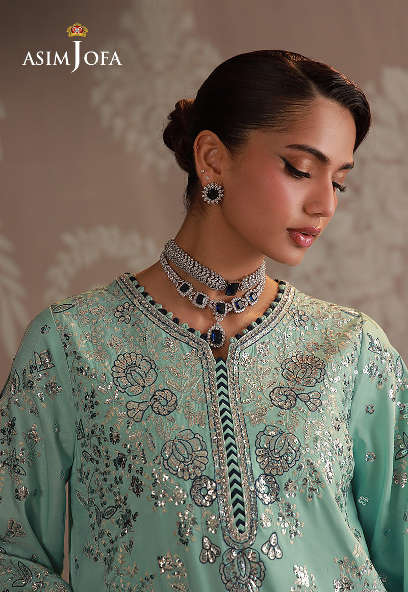 Asim Jofa | Zari Festive Collection | AJULD-09 by Asim Jofa - Designer Dress  - Type : Ladies Clothes - Available at Libayah - 100% Original 