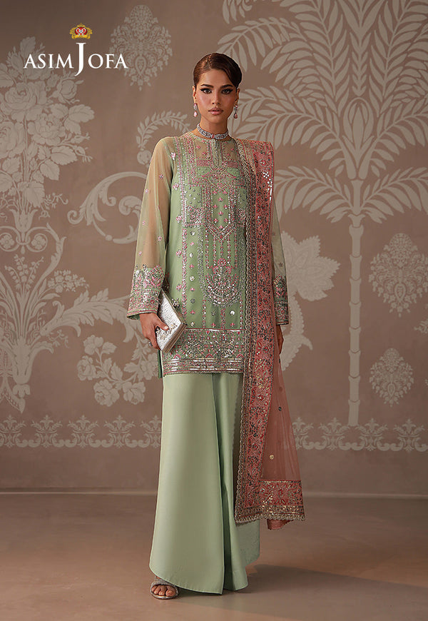 Asim Jofa | Zari Festive Collection | AJULD-10 by Asim Jofa - Designer Dress  - Type : Ladies Clothes - Available at Libayah - 100% Original 