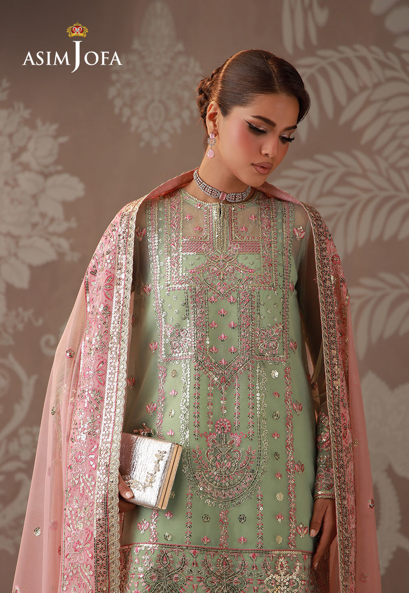 Asim Jofa | Zari Festive Collection | AJULD-10 by Asim Jofa - Designer Dress  - Type : Ladies Clothes - Available at Libayah - 100% Original 