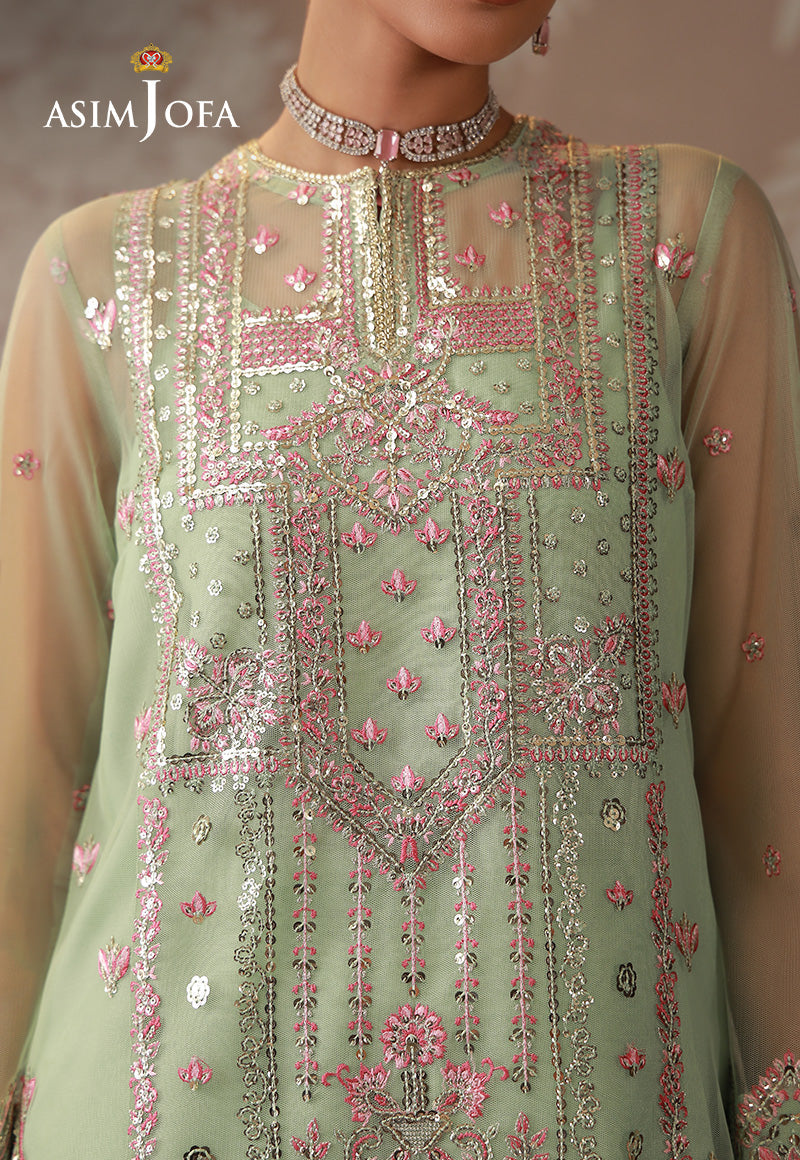 Asim Jofa | Zari Festive Collection | AJULD-10 by Asim Jofa - Designer Dress  - Type : Ladies Clothes - Available at Libayah - 100% Original 