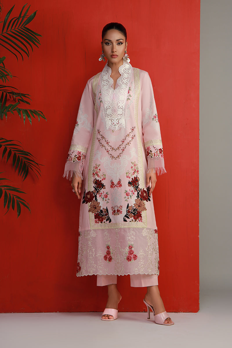 Shamaeel Ansari | Bagh e Bahar Lawn | Gulabo by Shamaeel Ansari - Designer Dress  - Type : Ladies Clothes - Available at Libayah - 100% Original 