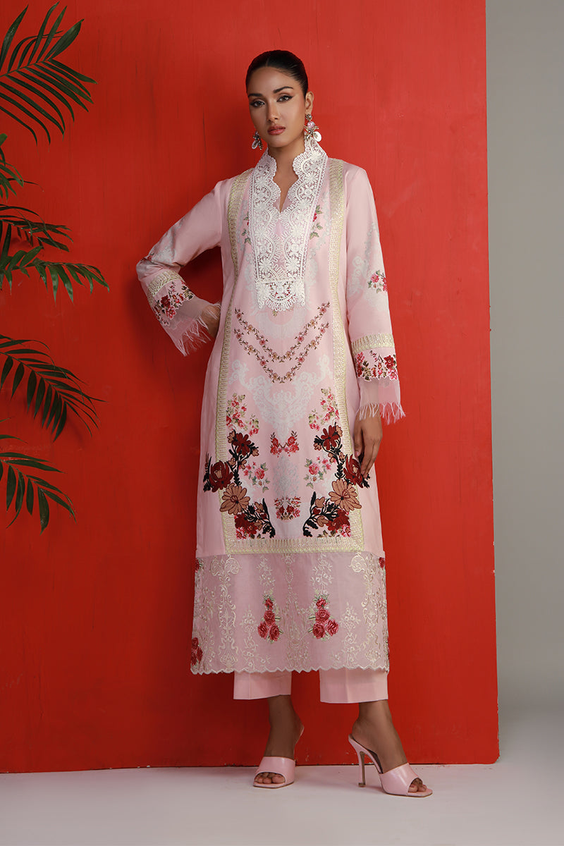 Shamaeel Ansari | Bagh e Bahar Lawn | Gulabo by Shamaeel Ansari - Designer Dress  - Type : Ladies Clothes - Available at Libayah - 100% Original 