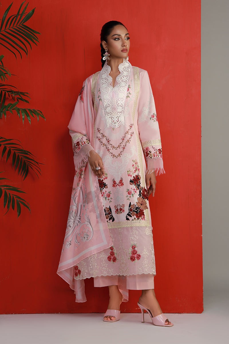 Shamaeel Ansari | Bagh e Bahar Lawn | Gulabo by Shamaeel Ansari - Designer Dress  - Type : Ladies Clothes - Available at Libayah - 100% Original 