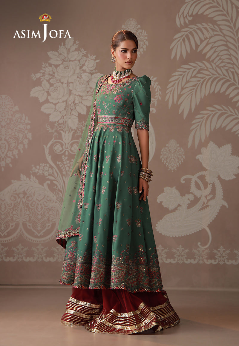 Asim Jofa | Zari Festive Collection | AJULD-03 by Asim Jofa - Designer Dress  - Type : Ladies Clothes - Available at Libayah - 100% Original 