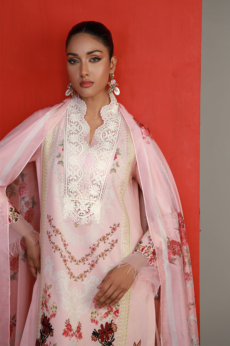 Shamaeel Ansari | Bagh e Bahar Lawn | Gulabo by Shamaeel Ansari - Designer Dress  - Type : Ladies Clothes - Available at Libayah - 100% Original 