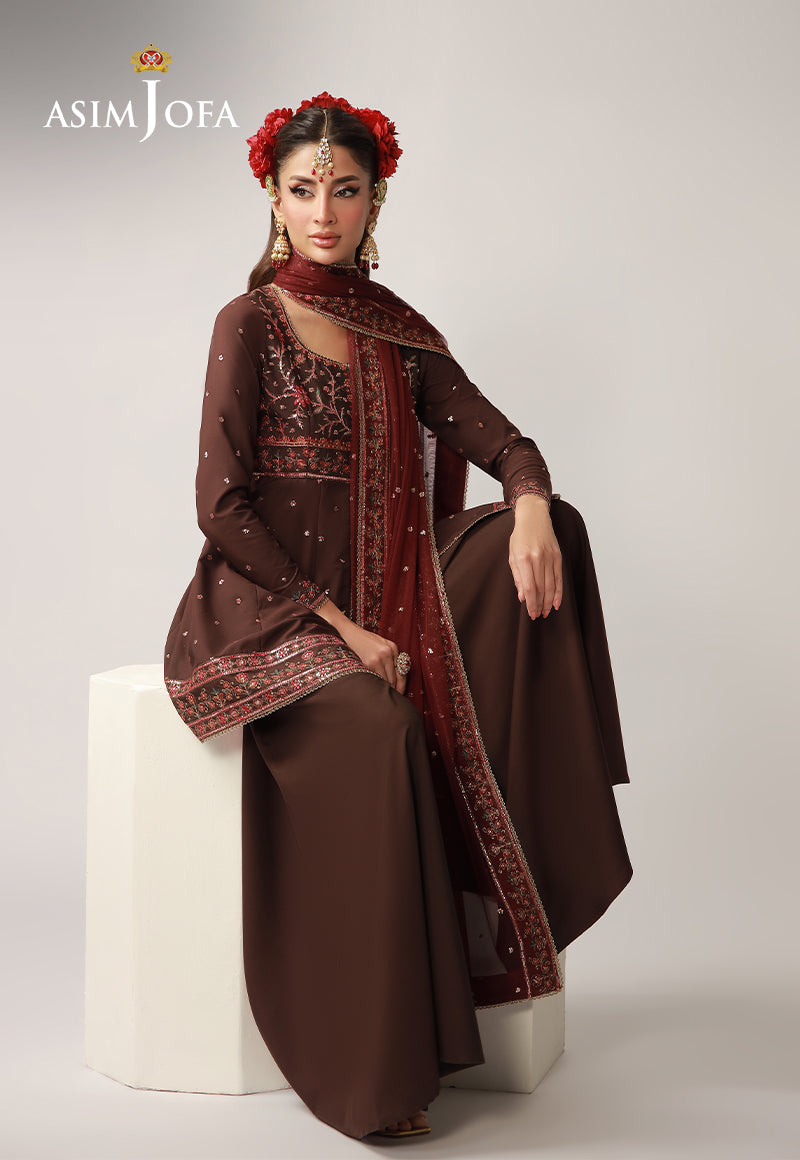 Asim Jofa | Layaan Festive Collection | AJULO-07 by Asim Jofa - Designer Dress  - Type : Ladies Clothes - Available at Libayah - 100% Original 
